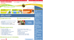 Desktop Screenshot of obesidadinfantil.consumer.es