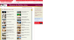 Desktop Screenshot of museos.consumer.es