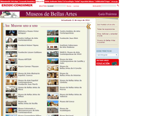 Tablet Screenshot of museos.consumer.es