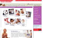 Desktop Screenshot of bebe.consumer.es
