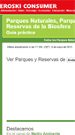 Mobile Screenshot of parquesnaturales.consumer.es