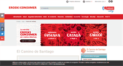 Desktop Screenshot of caminodesantiago.consumer.es