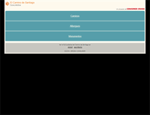 Tablet Screenshot of caminodesantiago.consumer.es